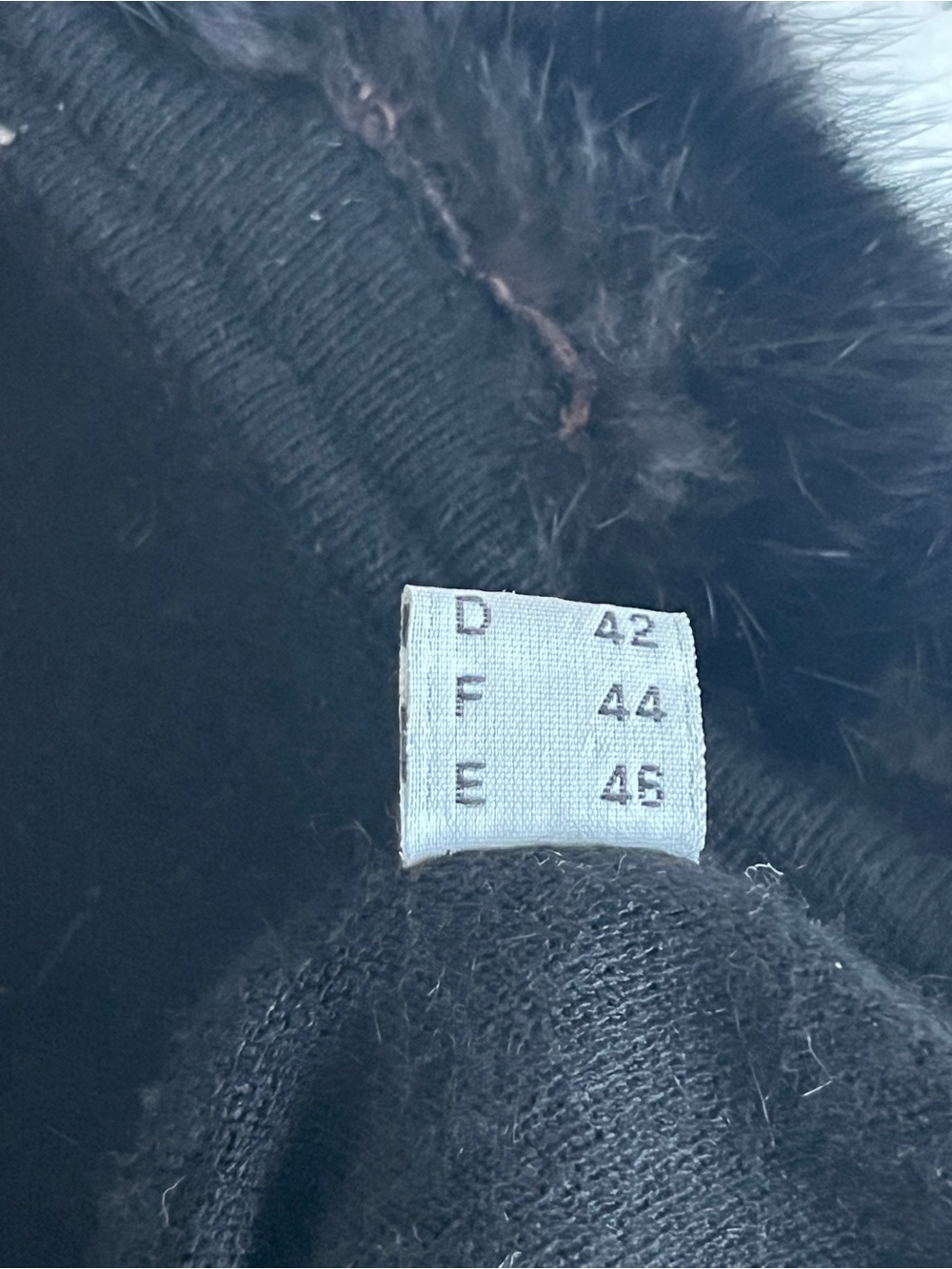 Class Roberto Cavalli Mink Fur Trim Angora Cardigan Black Italy Women’s US 14 - Picture 8 of 14